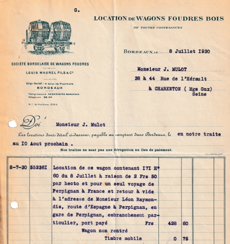 Facture foudre